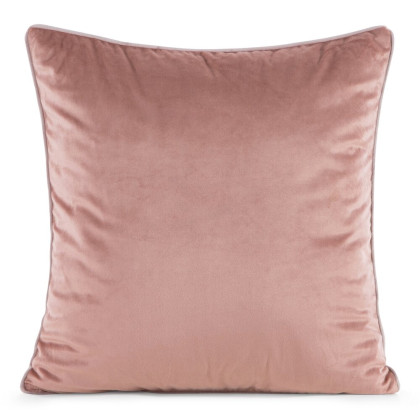 Zamatová obliečka 60x60 cm na vankúš GAJA pudrová Zamatová obliečka 60x60 cm na vankúš GAJA pudrová